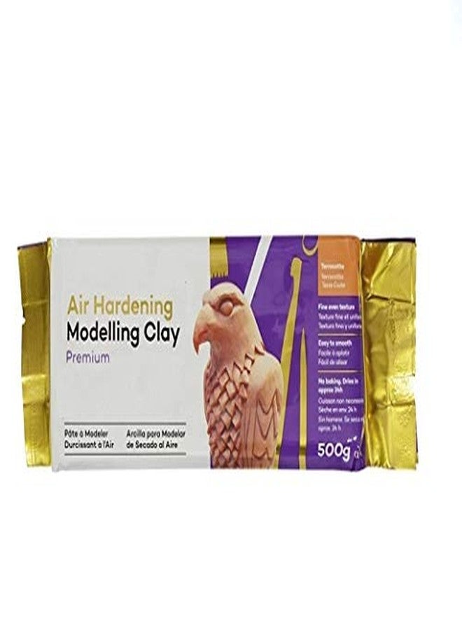Definite Clay (Premium Air Hardening Modelling Clay - Terracotta 500g) - Image 1
